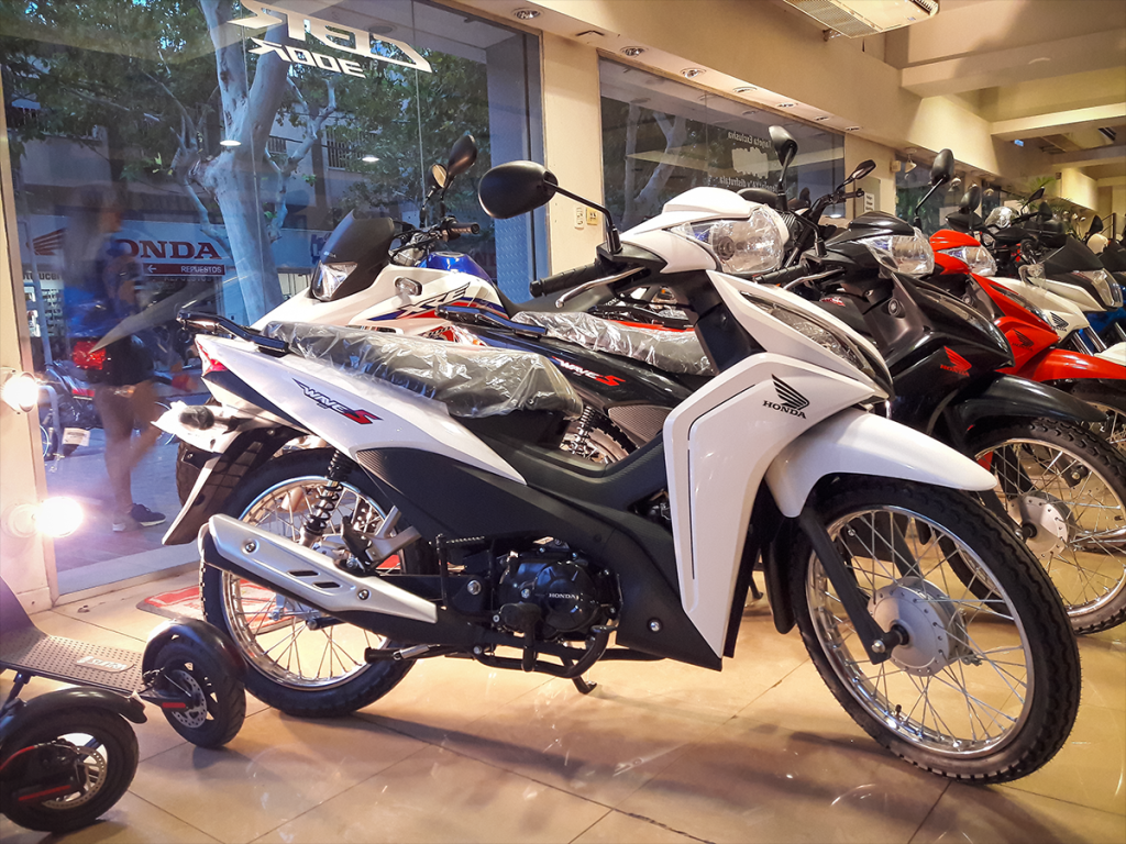 Bajó la venta de motos 0km en agosto