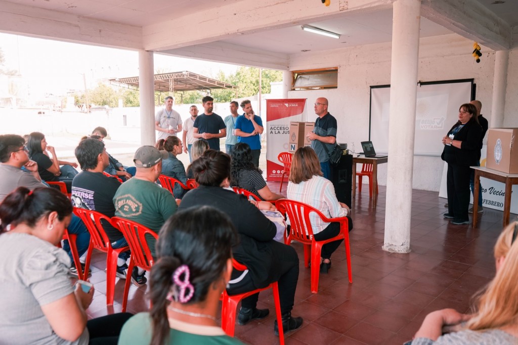 Lanzaron el programa “Elijo Votar” en el Barrio 3 de Febrero