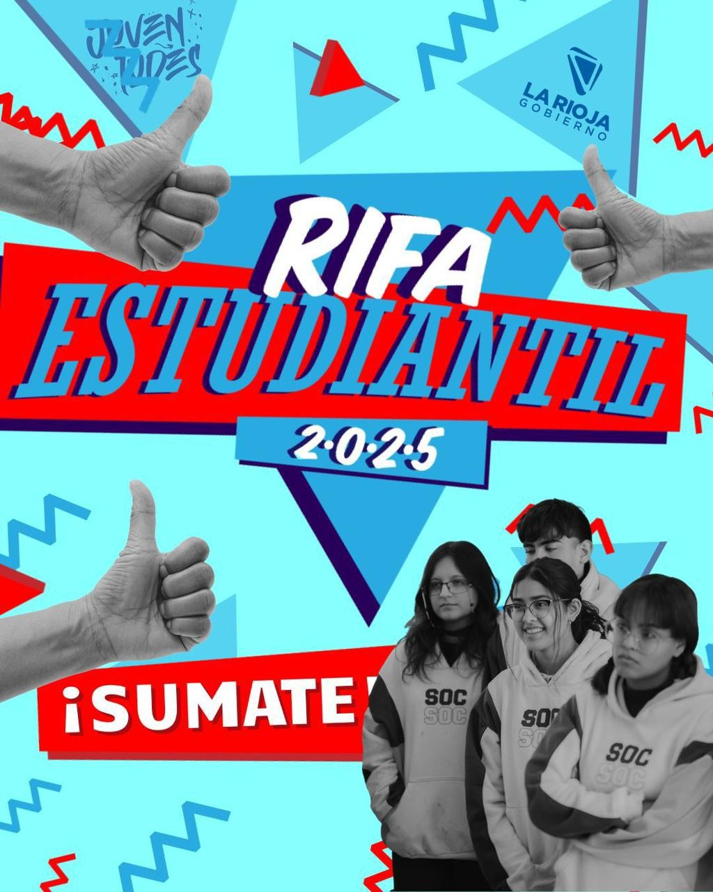 Juventudes impulsa la Rifa Estudiantil 2025 para apoyar iniciativas juveniles