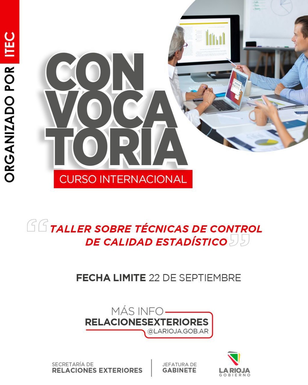La Provincia impulsa formación internacional con inscripciones abiertas hasta el 22 de septiembre