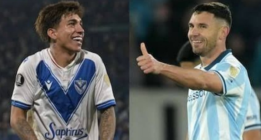Copa Libertadores: Racing le ganó a Vélez en la ida de los cuartos de final del certamen
