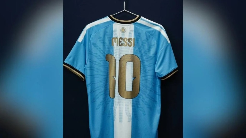 Messi ya tiene la camiseta para su despedida de la Selecci&oacute;n argentina