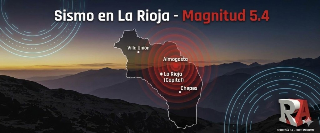 La Rioja amaneci&oacute; con un temblor de 5.4 y sin reportar da&ntilde;os