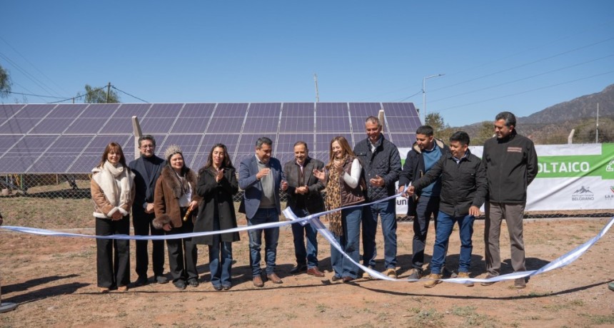 Inauguran un parque solar en Olta