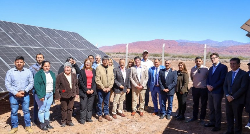 Inauguraron un nuevo parque solar en Villa Uni&oacute;n