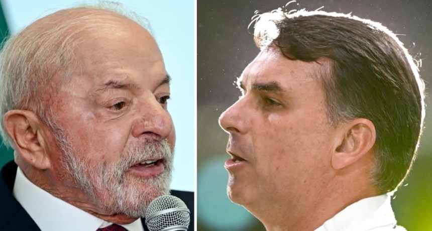 Brasil: Lula y Fl&aacute;vio Bolsonaro quedan separados por apenas 0,4 puntos en un eventual balotaje