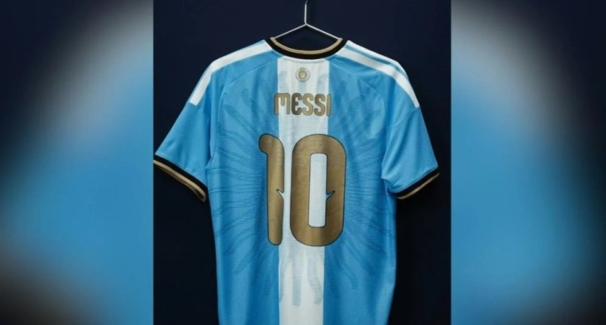 Messi ya tiene la camiseta para su despedida de la Selecci&oacute;n argentina