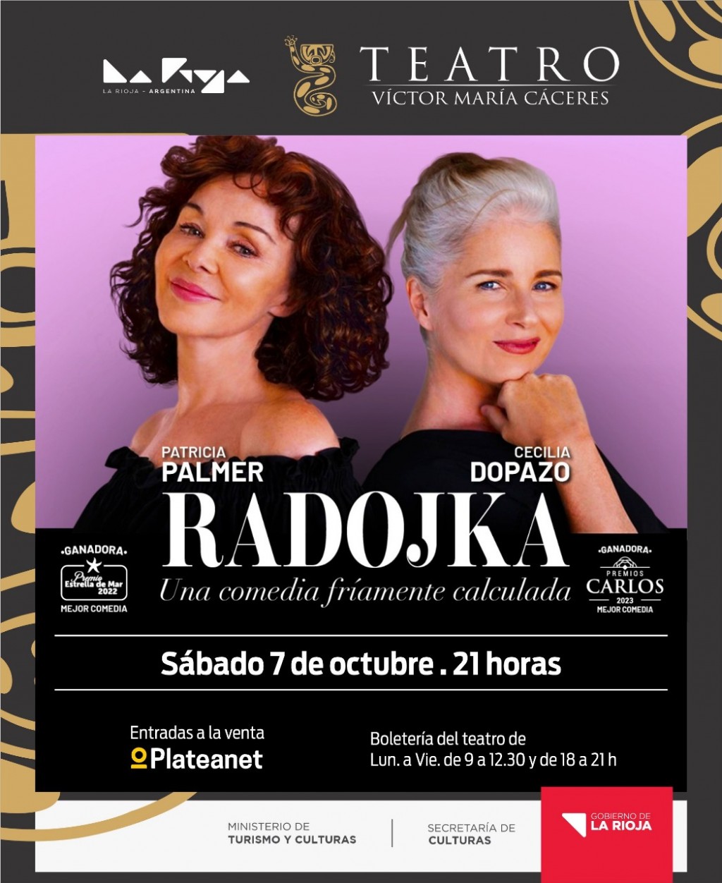 El Teatro Provincial Víctor María Cáceres presenta la obra 