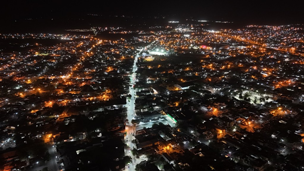 Habilitan sistema de iluminación en zona norte