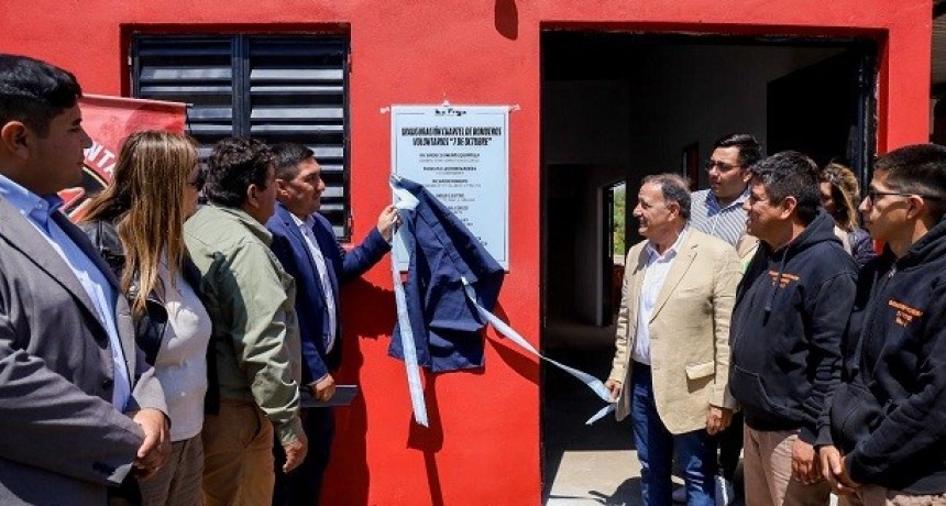 Los Bomberos Voluntarios en Tama cumplen el sueño de tener su cuartel