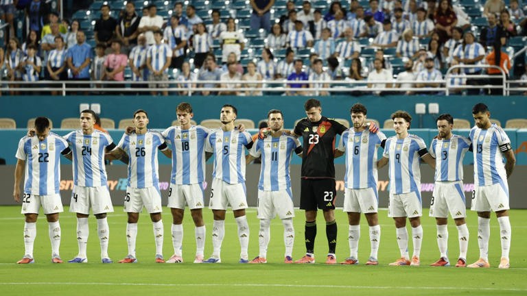 Argentina le ganó 1 a o a Venezuela en un amistoso rumbo al Mundial 2026