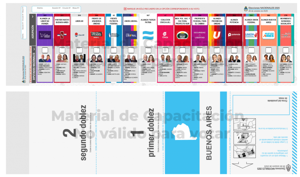 La Libertad Avanza espera que la Cámara Nacional Electoral le apruebe la reimpresión de boletas