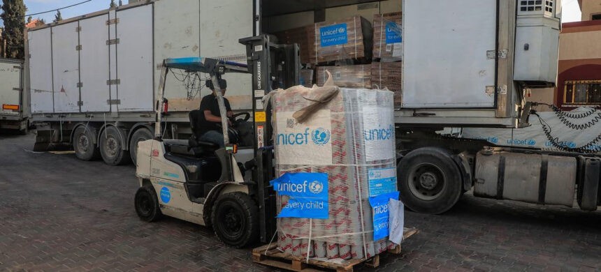 Ingresan más de 190 toneladas de ayuda humanitaria a Gaza