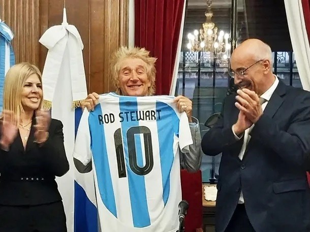 Rod Stewart, leyenda del rock, fue declarado Huésped de Honor en Buenos Aires