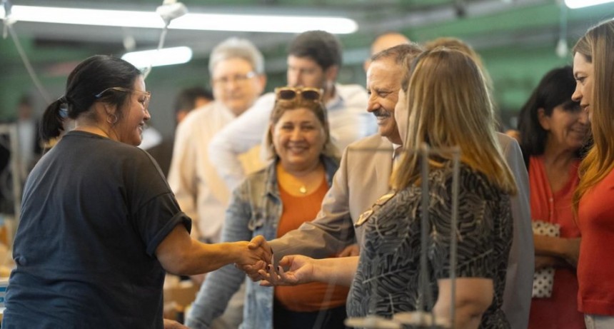 Quintela reafirmó su respaldo al cooperativismo y anunció mejoras para el Polo Textil Cooperativo