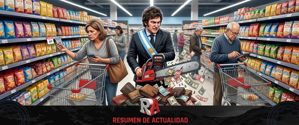 Desde que asumi&oacute; Milei, el consumo masivo no repunta en ninguna de las provincias de Argentina