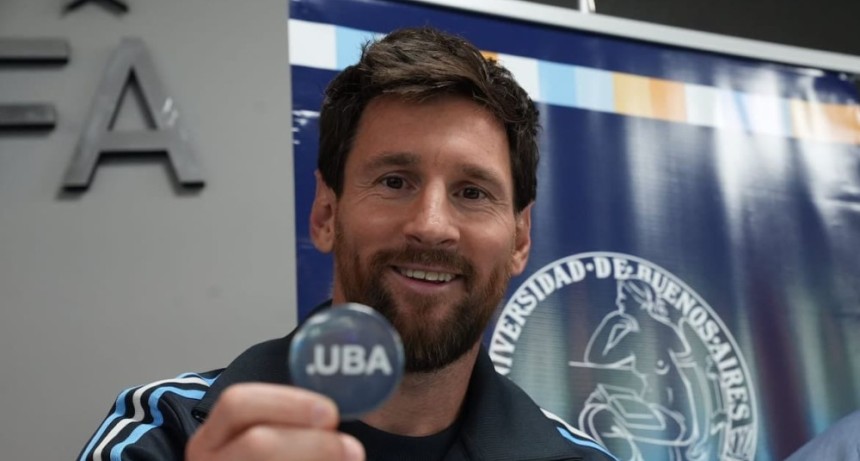 La UBA le entreg&oacute; a Messi el t&iacute;tulo de Doctor Honoris Causa