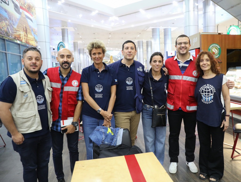 Arribó la ayuda humanitaria argentina para la población afectada en la Franja de Gaza