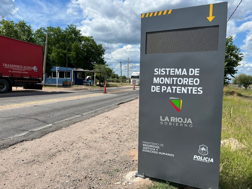 La Rioja implementará anillo de seguridad digital y monitoreo de patentes en los puestos camineros