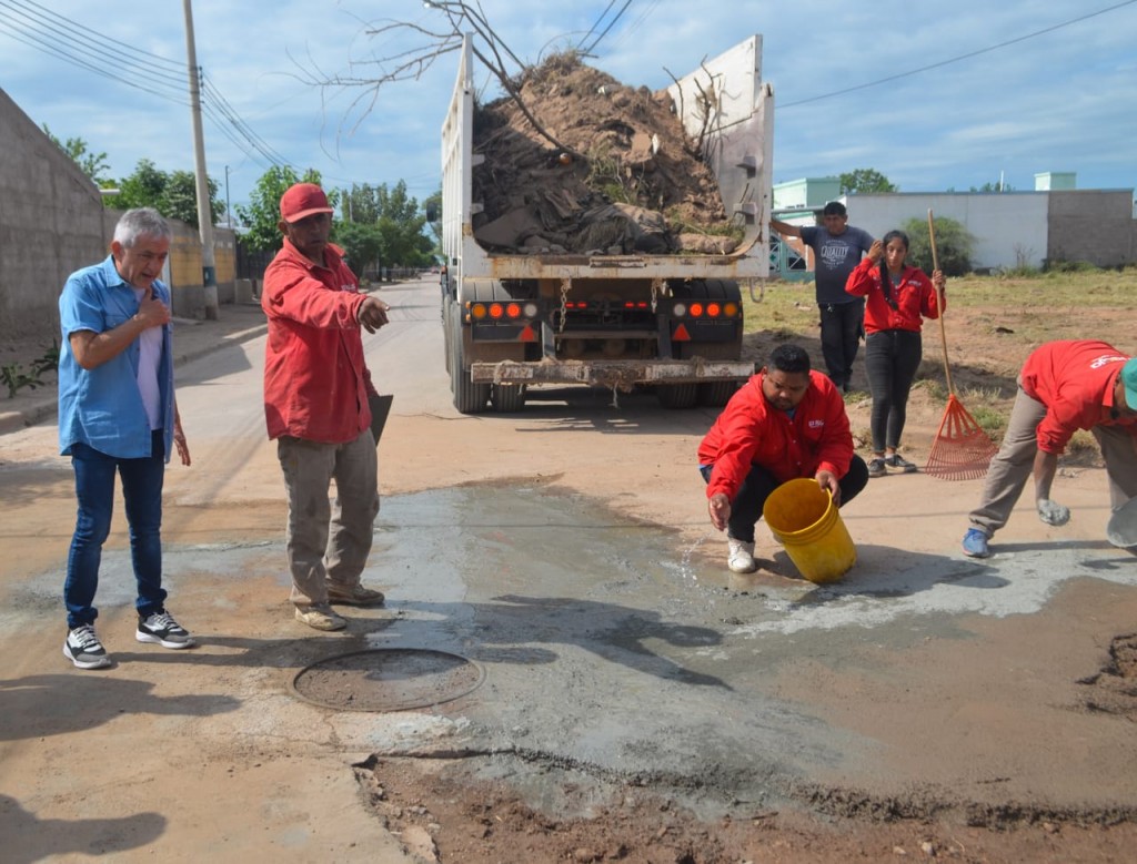 Intervención integral del municipio en barrio Argentino