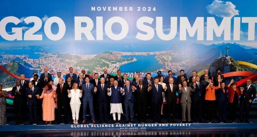  La ausencia de Milei en la foto oficial de la Cumbre del G20