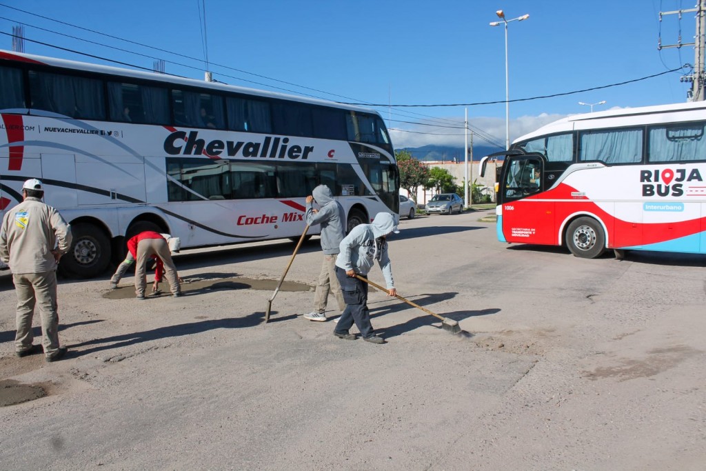 Continúa la obra en cercanías a la terminal
