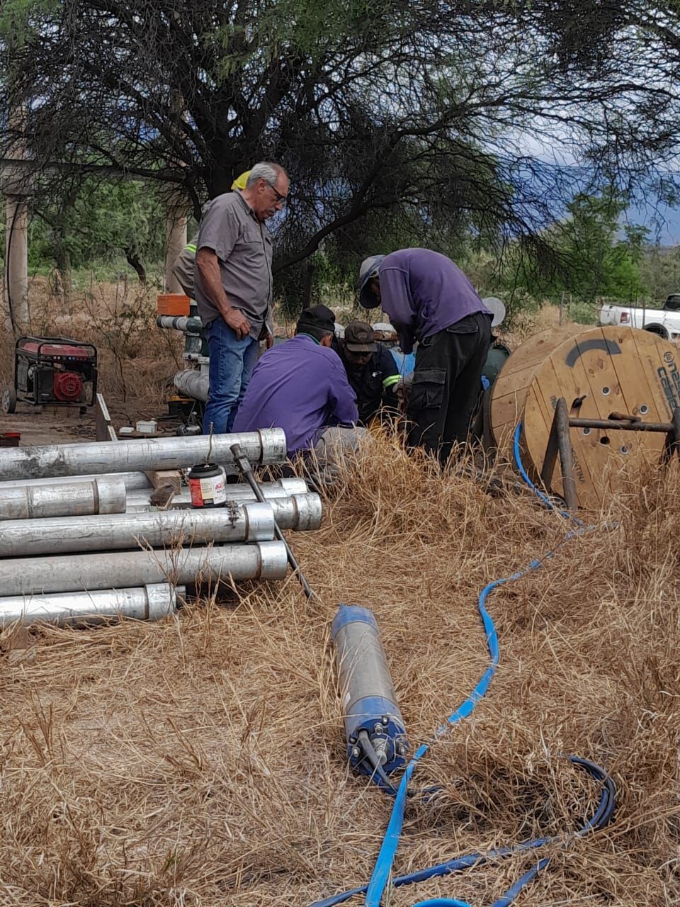 Gobierno habilitó una perforación en Las Higuerillas