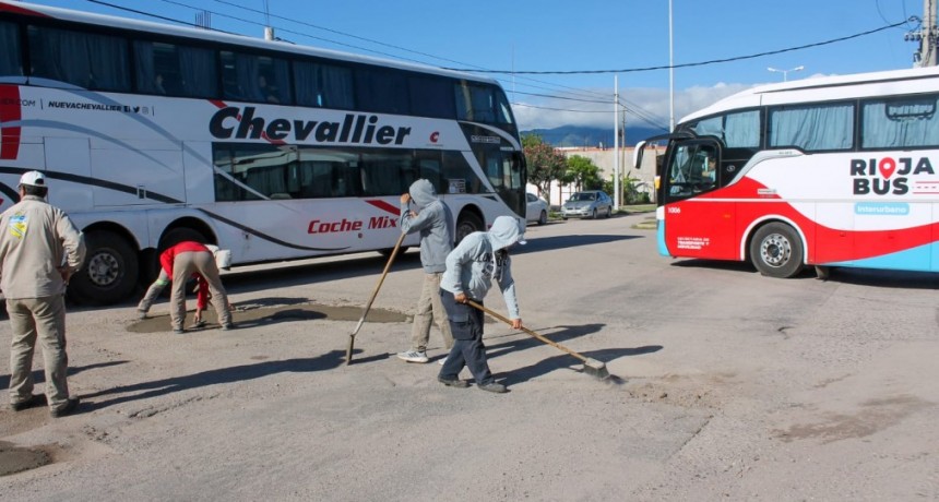 Continúa la obra en cercanías a la terminal