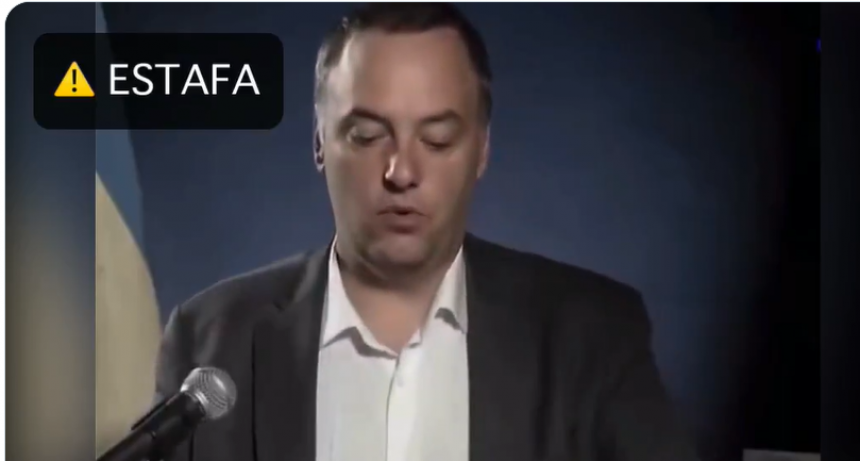 Un entrerriano cayó en una multimillonaria estafa con un falso video de Adorni