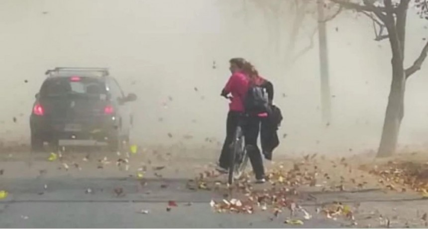Alerta meteorológica en la provincia por lluvias, tormentas y vientos fuertes