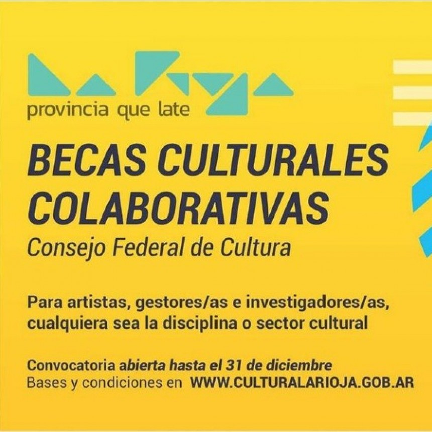 Contin&uacute;a la convocatoria a las becas 2020 del Consejo Federal de Cultura y el Ministerio de Cultura de la Naci&oacute;n