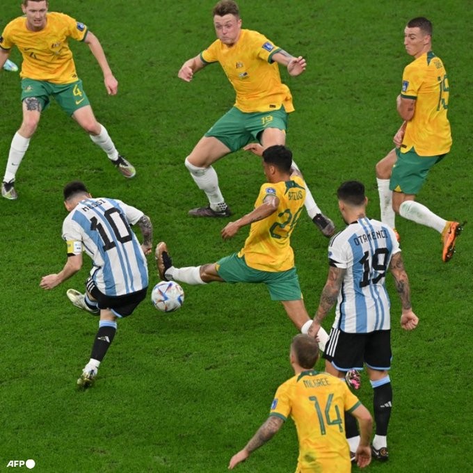Qatar 2022: Argentina le gana a Australia con golazo de Lionel Messi