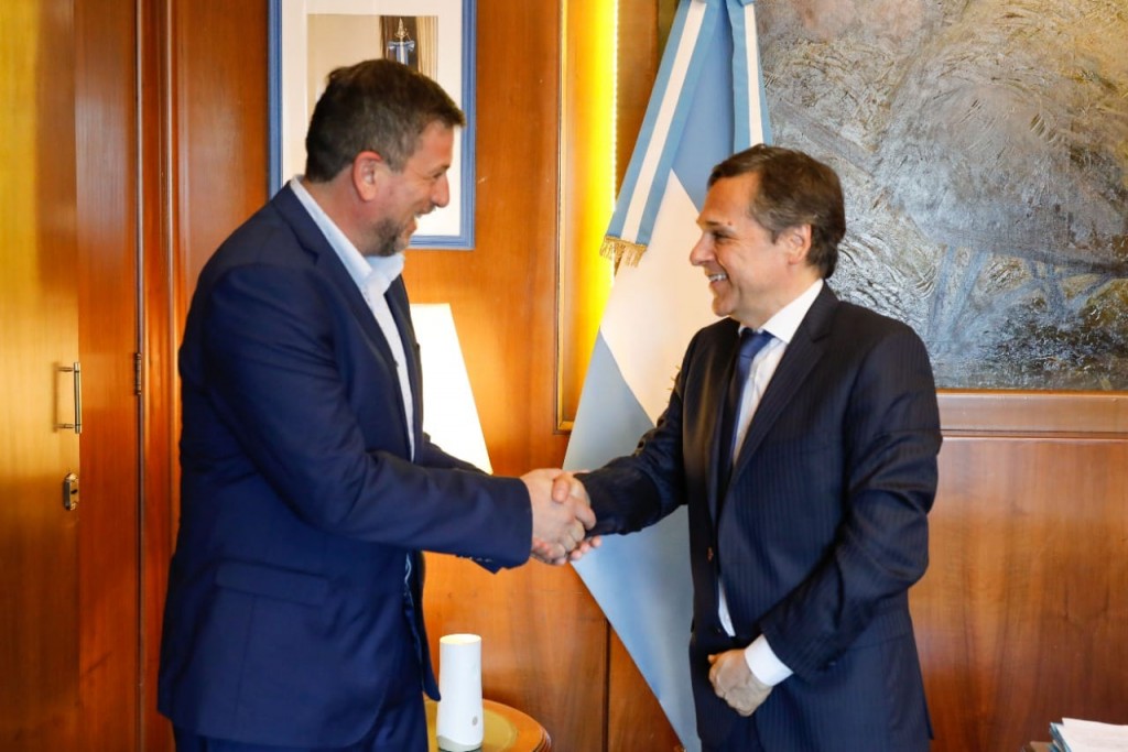  Bordagaray se reunió con el nuevo titular de la cartera de Transporte Diego Giuliano