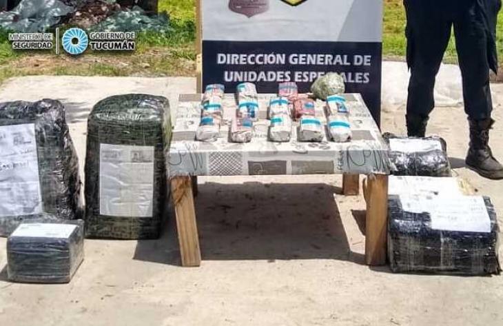 Incautan más de 400 kilos de hojas de coca, vehículos y celulares en Tucumán