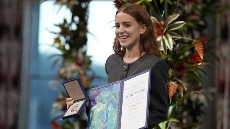 Corina Machado ponderó el coraje para luchar por la libertad