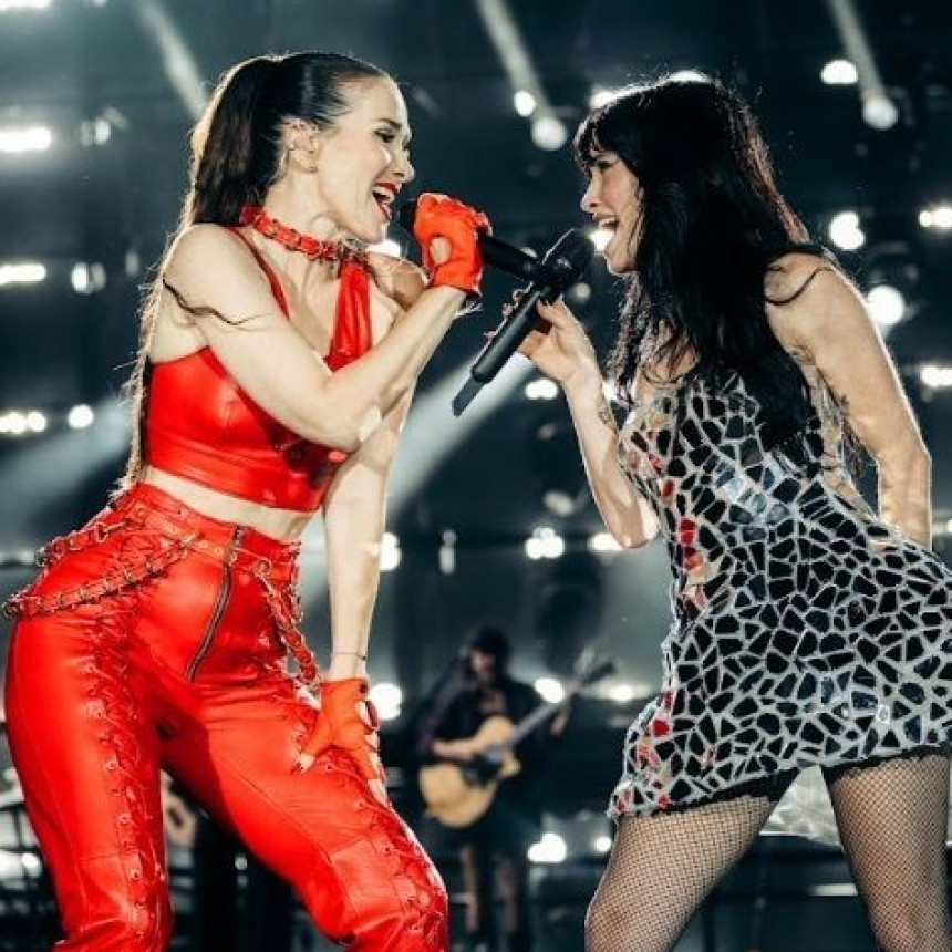 Multitudinario show de Lali en Uruguay con una invitada de lujo